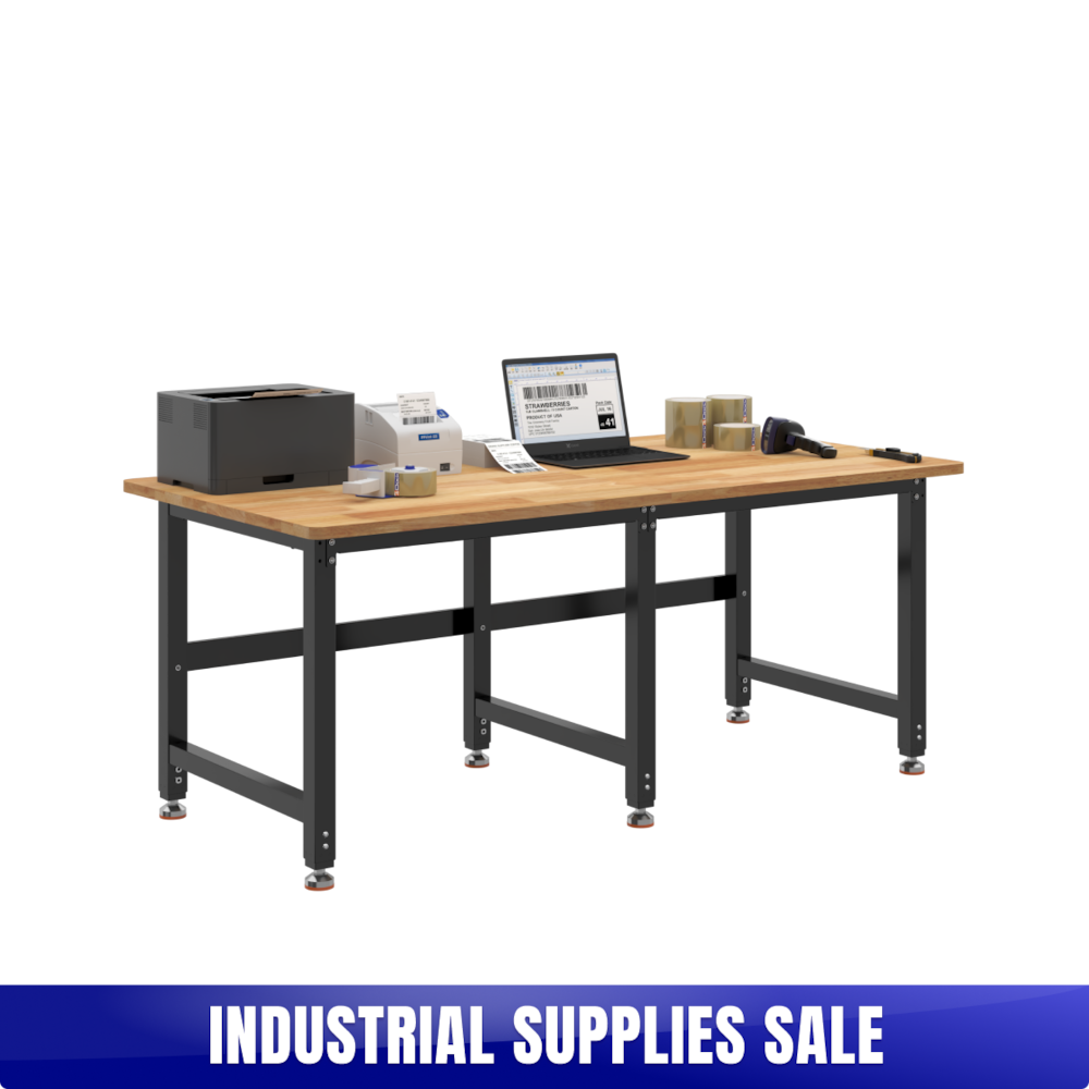 Heavy-Duty Industrial Packing Table – 72" × 36", 3,000 lb Capacity_4Dock